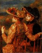 Pierre Renoir Two Girls oil painting
